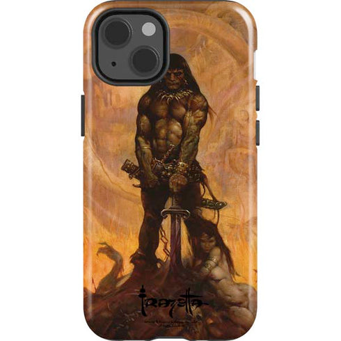 Barbarian by Frazetta iPhone 15 Impact Case